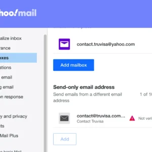 Create send custom email-address